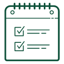 Investment planning rolodex icon